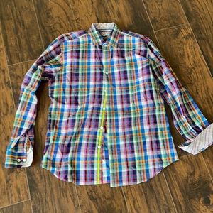 Bugatchi uomo dress shirt. (No tags but plastic still under collar.